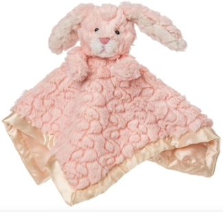 Mary Meyer Putty Nursery Stuffed Animal Security Blanket, 33x33-Centimetres, Pink Bunny