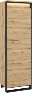 Kleiderschrank Quant Stauraumschrank 60cm MDF grifflos