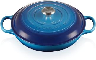 Le Creuset Gourmet-Profitopf Signature 30 cm Azure - 29 bis 32 cm - Blau