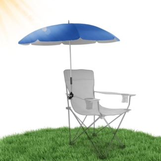 Styngard Sonnenschirm Stuhl Sonnenschirm für Liegestuhl mit UV Schutz 50+/120 cm Durchmesser