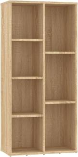 vidaXL Bücherregal Sonoma-Eiche 50x25x106 cm Holzwerkstoff 801110