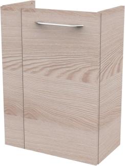 Fackelmann SBC B.CLEVER Waschbeckenunterschrank 45 cm, Braun hell, rechts