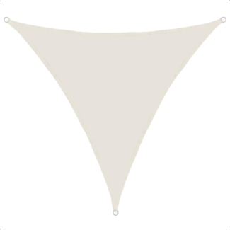 anndora Sonnensegel Tarp 5x5x5 Meter - dreieckiger Sonnenschutz, luftdurchlässiger Stoff