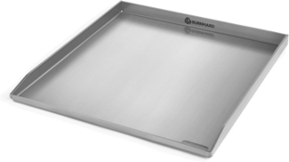 BURNHARD Grillplatte Plancha Edelstahl EARL 42,5 x 39,6 x 3 cm