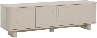 Vente-unique - TV-Möbel - 4 Türen - Taupe - BRISTANA