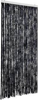 vidaXL Fliegenvorhang Anthrazit 100x200 cm Chenille 377381