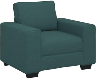 vidaXL Sessel Dunkelgrün 60 cm Stoff 4105151