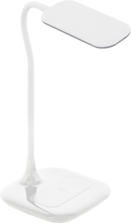Eglo 98247 LED Tischleuchte MASSERIE weiß H:38,5cm inkl. QI Charger mit Touchdimmer