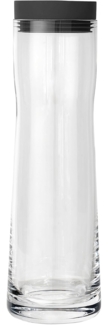 blomus SPLASH Wasserkaraffe, Magnet, Edelstahl poliert, Glas klar, Silikon, H 29. 5 cm, Ø 9 cm, V 1 l, 63785
