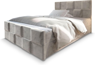 Masseno Boxbett MONA 160x200 cm mit Bonell Matratze und Topper