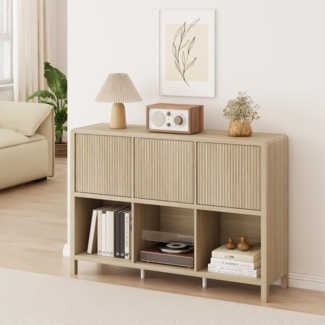 Sideboard Lukkodso 77x110x30 cm Eicheoptik [en. casa]