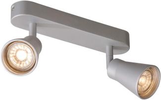 SLV No. 1000891 AVO CW Double Indoor Wand- und Deckenaufbauleuchte QPAR51 silber