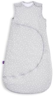 Snuz Pouch Schlafsack Baby - Superweiche Baumwolle, Erleichtert den Nachtwechsel, Ideale Baby Erstausstattung Neugeborene - Perfektes Babyparty Geschenk, White Spots 6-18 Monate, 1 Tog, Sommer