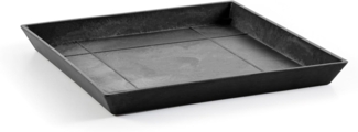 ECOPOTS Blumentopfuntersetzer SQUARE SAUCER Dark Grey, BxTxH: 43x43x3,5 cm
