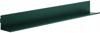 Jan Nowak Wandregal Bücherleiste Bilderleiste aus Metall Joanne 120 cm Dunkelgrün
