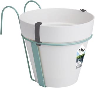 Elho Pflanztopf Loft Urban mit Balkonhalter Ø 20 x 20 cm weiß
