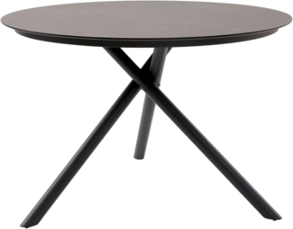 Gartentisch Alina II , Kunststoff , Schwarz , 110 x 75 x 110 cm