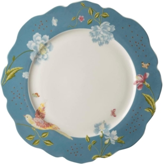 LAURA ASHLEY Speiseteller Teller Seaspray Uni Festoniert (24,5cm)