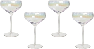 Champagnerschalen im 4er Set MORGANITE 300 ml Transparent