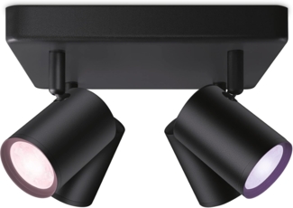 WiZ Imageo quadruple spotlight - Black