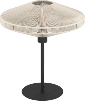 Eglo Tischleuchte Midsumer schwarz creme 44 x 38 cm E27