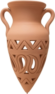 Marrakesch Orient & Mediterran Interior Wandleuchte Wandlampe Amphore Terrakotta H 30cm, Marokkanische Handarbeit