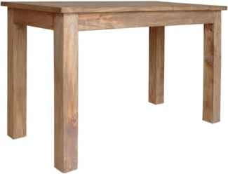 vidaXL Esstisch Massives Mahagoniholz 120x60x77 cm 244496