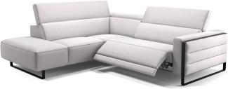 Sofanella Polsterecke DELTONA Sofalandschaft Eckcouch Designersofa in Weiß