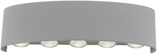 Paul Neuhaus 9489-21 CARLO Wandleuchte silber IP54 groß