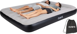 Avenli Luftmatratze Luftbett selbstaufblasend 2 Personen 203x152x30cm hoch, (Gästebett aufblasbar aufblasbare Matratze mit integrierter Elektropumpe, 2-St, aufblasbar mit integrierter Elektropumpe und Tragetasche), Aufblasbares Reise Bett inklusive Pum...