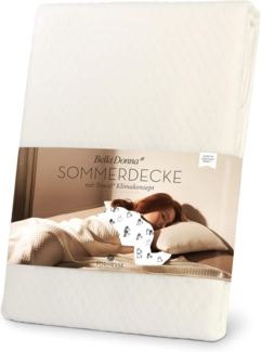 Formesse BELLA DONNA Sommerdecke | Tagesdecke | mit Tencel Klimakonzept 150x220 cm 0114 - wollweiss