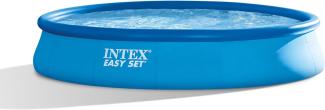 Intex Easy Set Pool Set, blau, 457 x 457 x 84 cm, 979 l