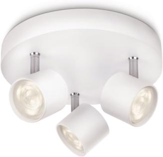 Philips STAR plate/spiral LED white 3x4W SELV