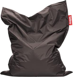 Fatboy® Original Dunkelgrau Nylon-Sitzsack | Klassischer Indoor Beanbag, Sitzkissen | 180 x 140 cm