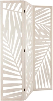 Paravent Feuille - Holz - weiß H 170 cm - Weiß - Atmosphera créateur d'intérieur