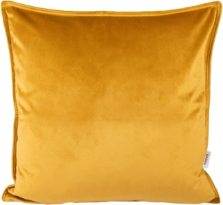 Kissenhülle ca. 60x60 cm curry-senf beties "Samt&Sonders"