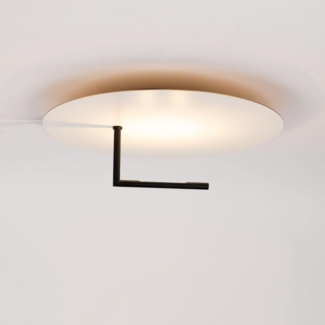 s.luce LED Wand- und Deckenlampe Edge Weiß Ø 45cm