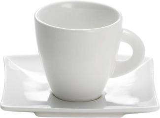 Espressotasse 80 ml EAST MEETS WEST mit Unterteller / Maxwell & Williams / Kaffeetasse / Tasse