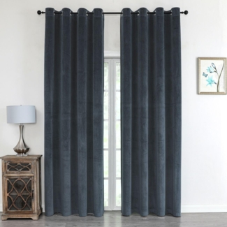 texpot Vorhang Samtvorhang 140x245 cm mit Öse wasserabweisend, Ösen (1 St), verdunkelnd