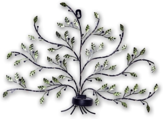 Star LED Solar-Wanddeko LEBENSBAUM aus Metall