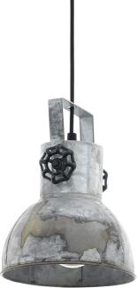 Eglo 49619 Pendelleuchte BARNSTAPLE schwarz Zink E27 1X40W Ø17,5cm H:110cm