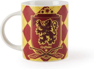 Excelsa Harry Potter Tasse Mug Grifondo, Porzellan, Gelb und Rot