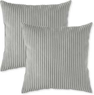 sleepling Sofakissen Zierkissen, (2 St, 2er Set), gemütliches Dekokissen aus robustem Polsterstoff, in Cord-Optik