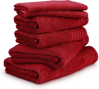 Möve Handtuch Set New Classic, Walkfrottier (Set, 6-St), 2x Gäste-, 2x Hand- und 2x Duschtücher