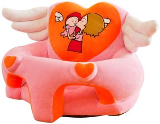 Cartoon Baby Plüsch Stuhl Sofa Infant Learning Sitz Stuhl Baby Spielzeug Support Sitz Training Stützfütterung keine Füllung (F)