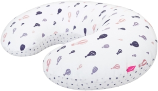 Motherhood Stillkissen Basic, abnehmbarer Bezug, ergonomisch geformt, 100% Baumwolle, Stillkissen klein, Stilkissen Baby