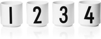 Design Letters Espressotassen Weiß (4-teilig) 10201300SET