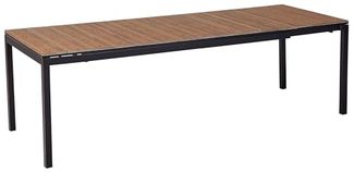 Beliani 'TOFANE' Gartentisch, Holzwerkstoff Heller Holzfarbton