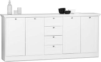 Sideboard 'LANDWOOD 52', weiß