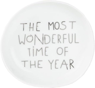 Räder Weihnachtsschälchen The most wonderful time Ø 10,5 cm H 2 cm